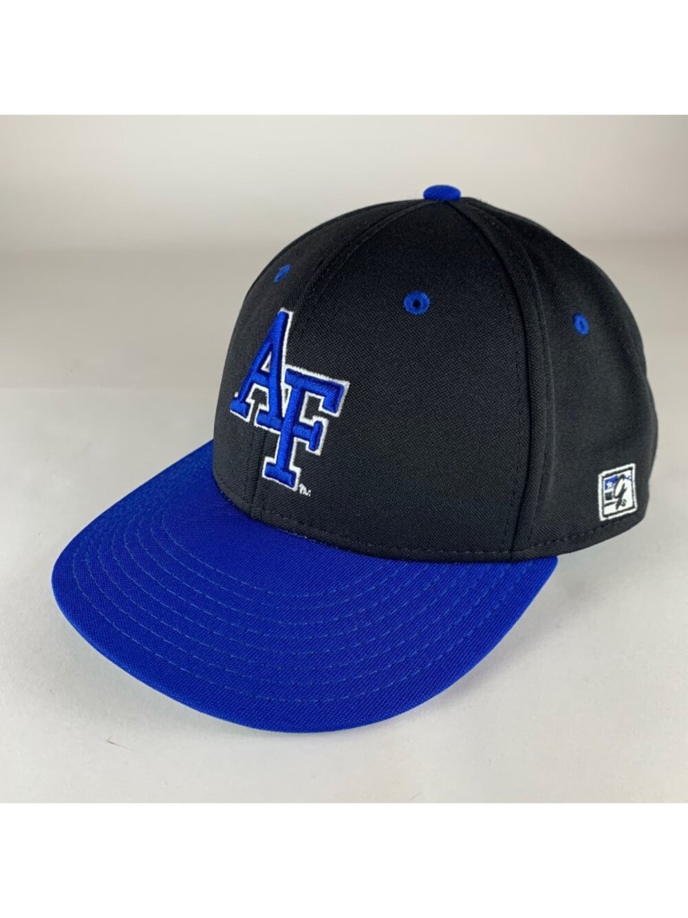 Air Force Falcons NCAA Black Blue The Game Fitted Hat Mens 7 5/8